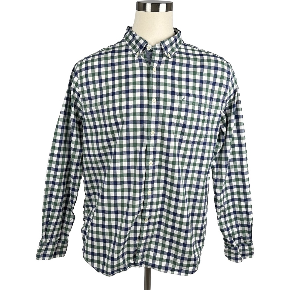 Nautica Long-sleeve Button-down Shirt (XXL)